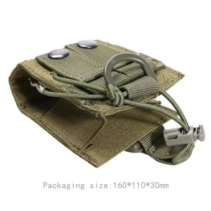 Открытый военный Molle тактические Подсумки Gaine один Пистолет Журнал Чехол для фонарика оболочка страйкбол охота патроны Камуфляж сумки