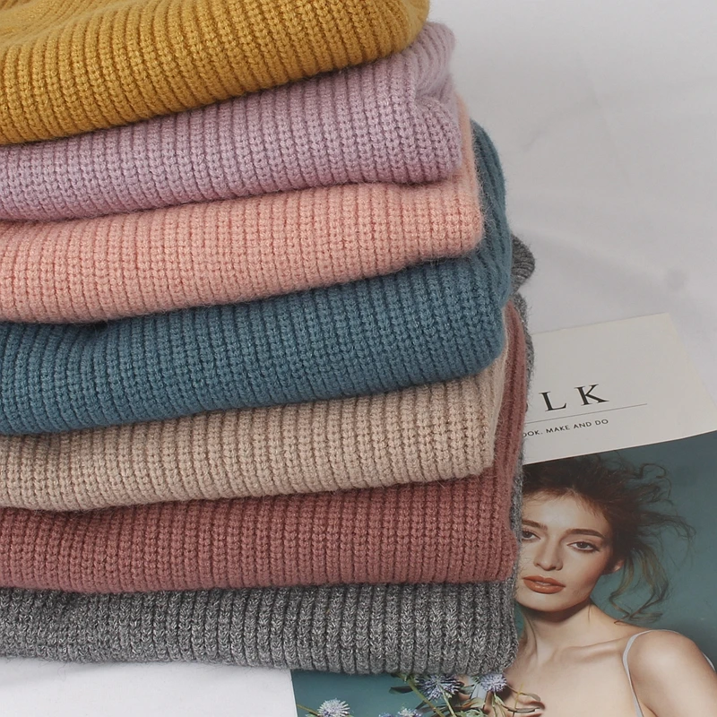 GIGOGOU Thick Loose Casual Women Sweater Vest Autumn Winter Coarse Knitted V-Neck Outwear Big Size Female Pullover Top | Женская одежда