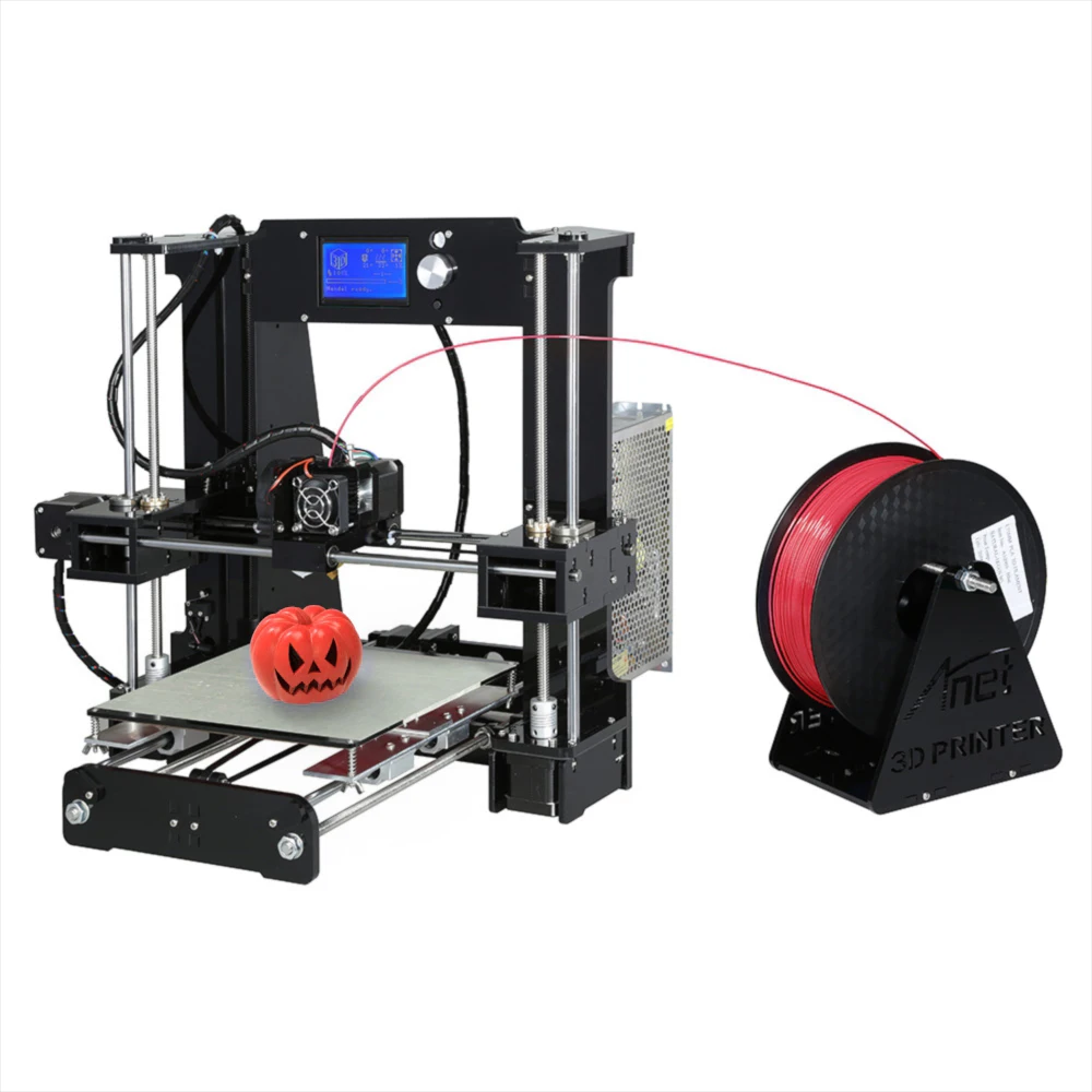 Anet A8 A6 Autolevel 3d принтер большой размер печати легко собрать Reprap Prusa i3 DIY комплект с PLA