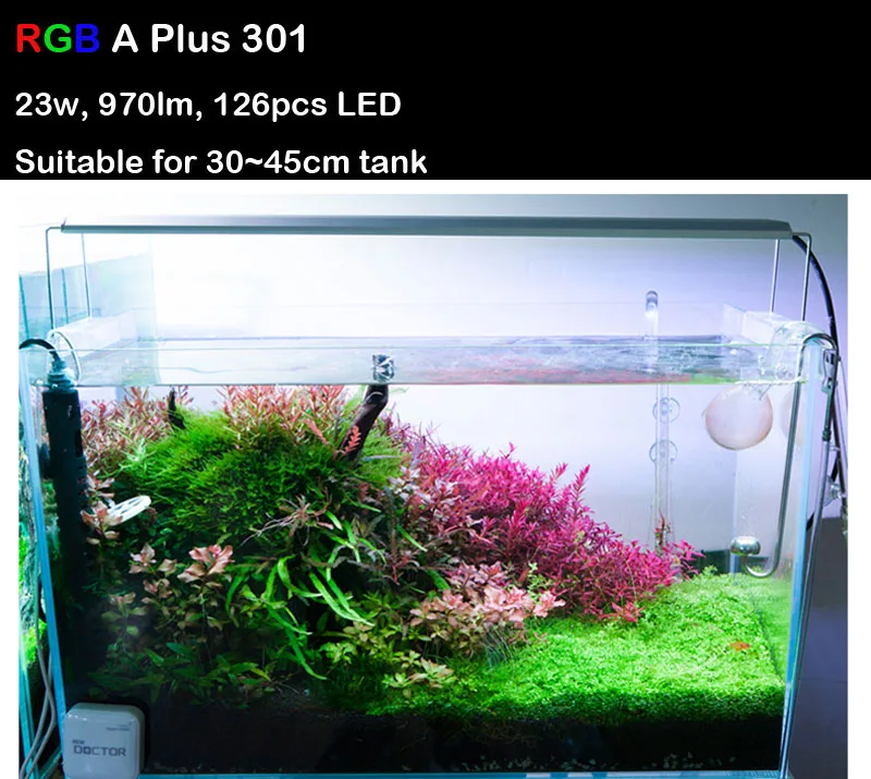 RGB A301 plus Chihiros RGB A Plus серия Sunrise Sunset Светодиодная лампа для роста растений стиль ada аквариумная лампа светильник ing Commander 1 4 - Цвет: RGB A301 plus