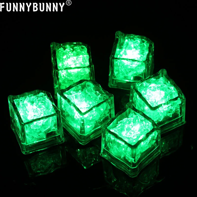 FUNNYBUNNY Светящиеся Кубики Льда красочный сенсорный датчик ночник Светодиодная