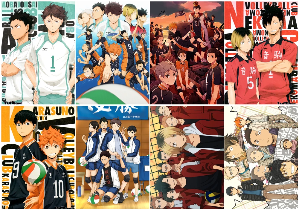 

Haikyuu Polypropylene A3 8 pieces Posters wall poster PPP003