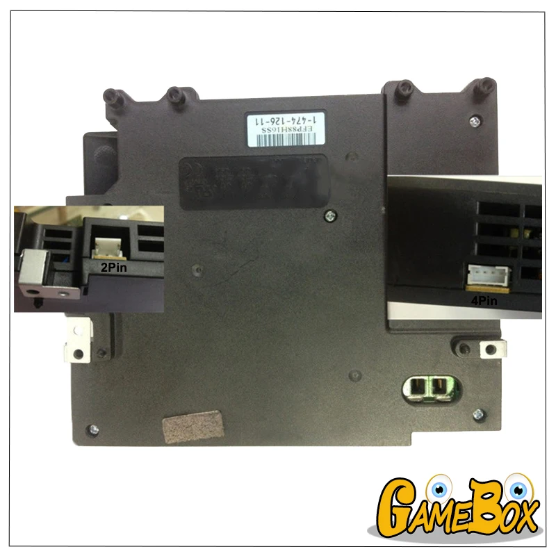 Оригинальная 4Pin APS 240 Питание доска Пластик в черном корпусе для PS3 жирная консоль
