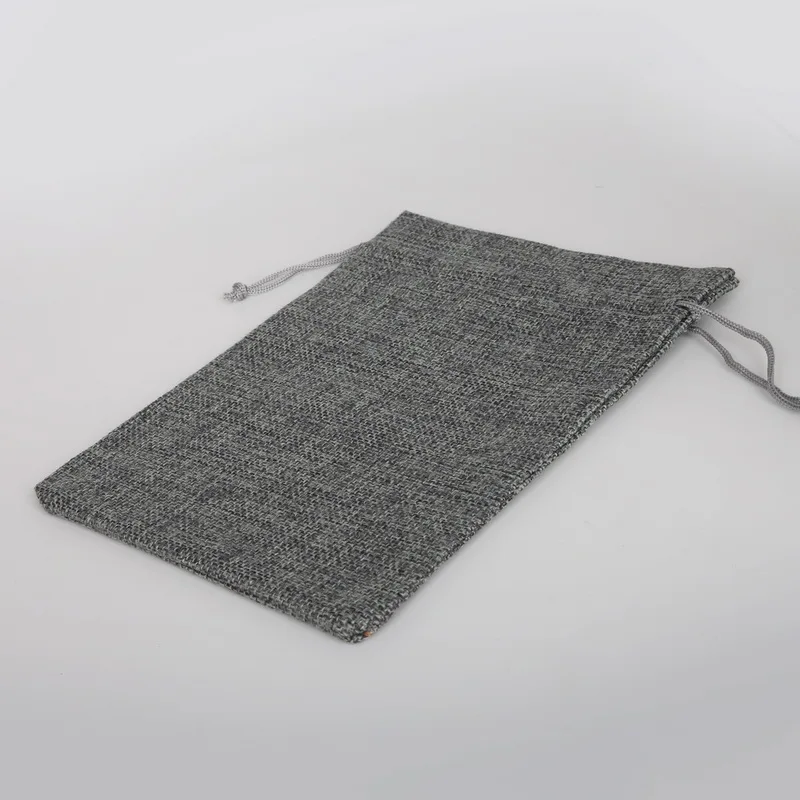 Сумка на шнурке из льна и хлопка 15x20 см 5 шт./лот | Украшения аксессуары