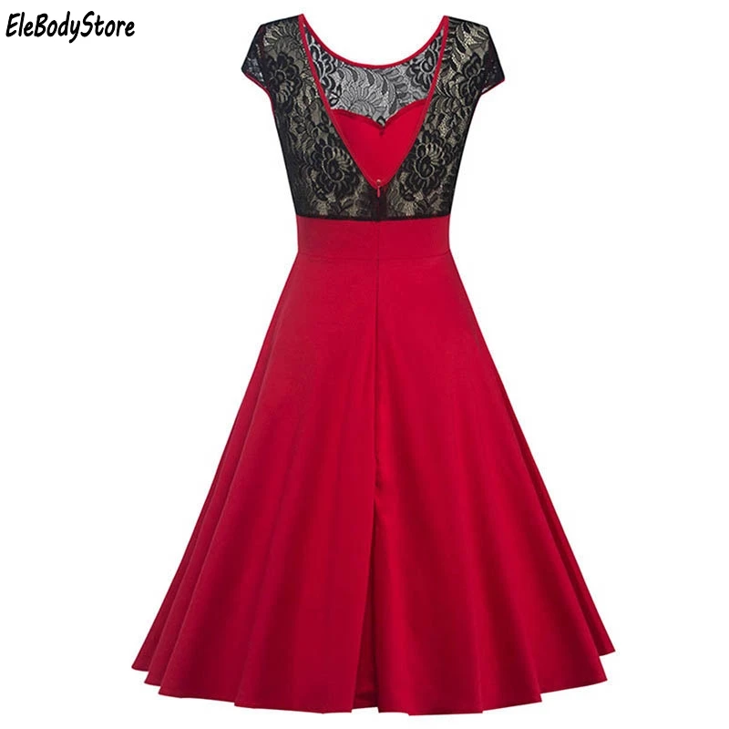 EleBodyStore новый летний Винтаж Платье 2018 для женщин vestidos платья повседневное кружево