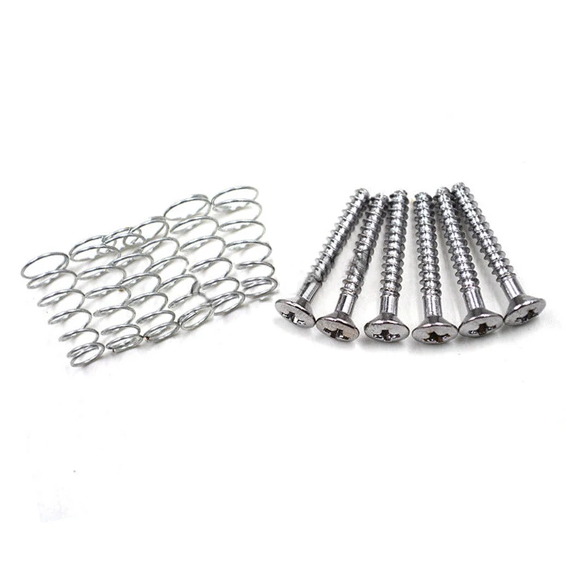 BMDT 50pcs хромированные одиночные винты для пикапа и регулировка высоты пружины