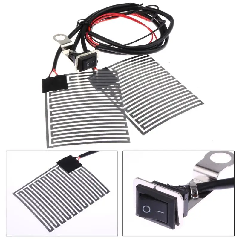 Universal 12V Motorcycle Electric Heating Grip Pad Handle Refit Hand Set Car Styling Auto Accessory Grips | Автомобили и