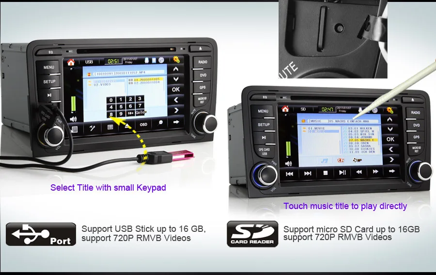 Бесплатная доставка KS1183 7 дюймов HD DVD GPS для Audi A3 строить в навигация DVB T wi fi 3 г IPOD