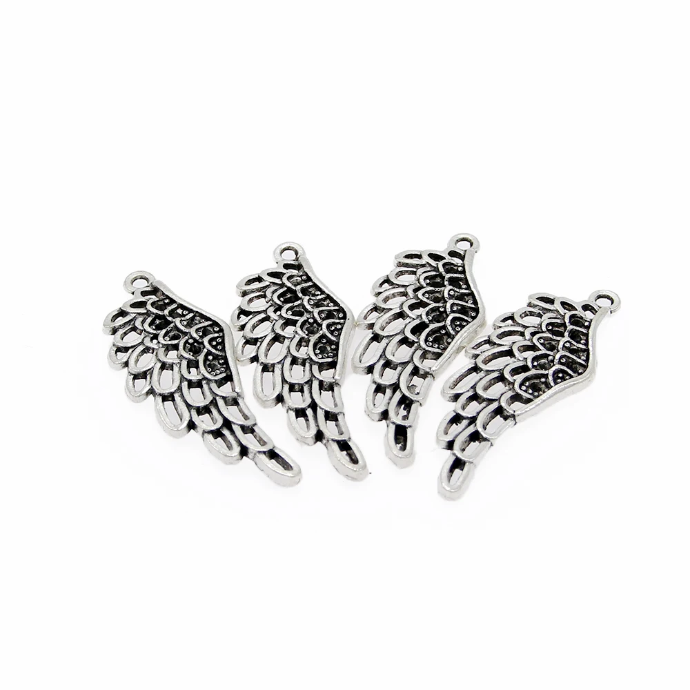 12Pcs/Lot Vintage Metal Zinc Alloy Classic Angel Wish Charms DIY Jewelry Handmade Wings for Making | Украшения и аксессуары