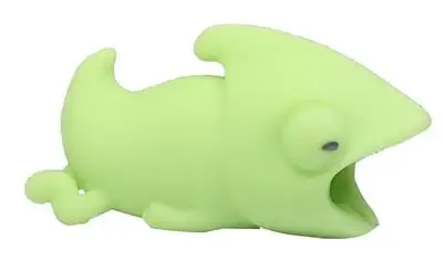 Chameleon Мультфильм животных USB защитный кабель организатор линия данных управление Зарядка Защита устройства для сматывания кабеля для iPhone iPad iPod - Цвет: Chameleon