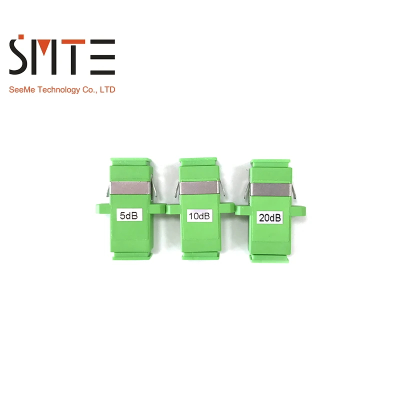 5pcs/lot FTTH Optical attenuator 5dB 10dB 20dB SC/APC
