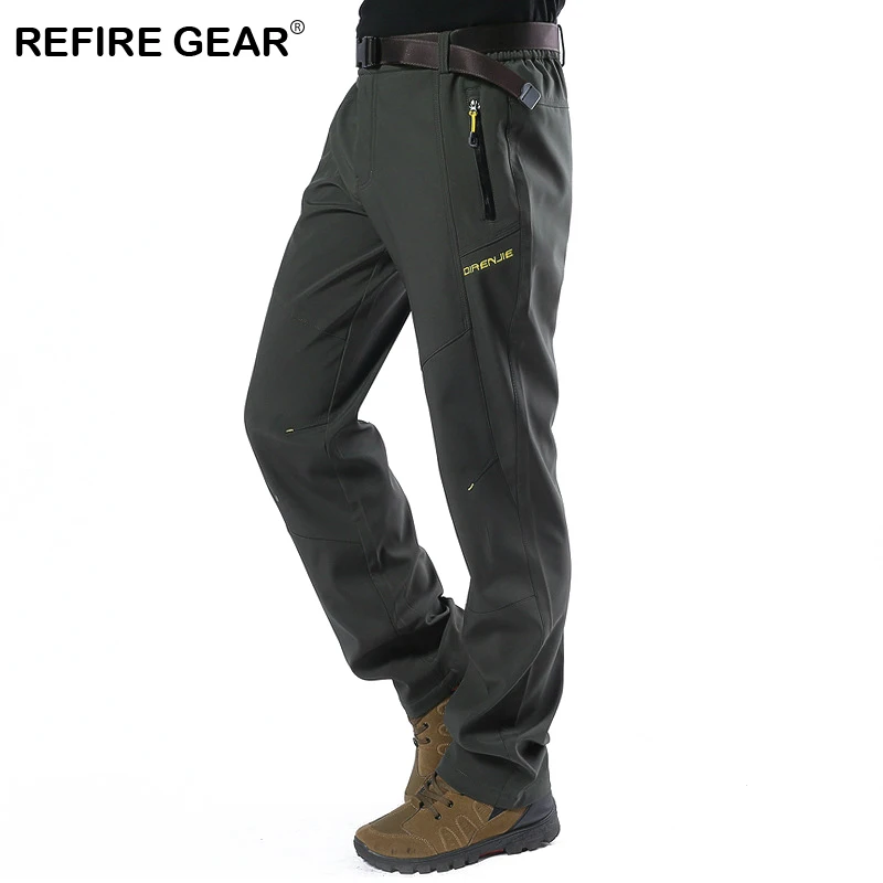 Мужские спортивные брюки ReFire Gear теплые дышащие из мягкого флиса быстросохнущие