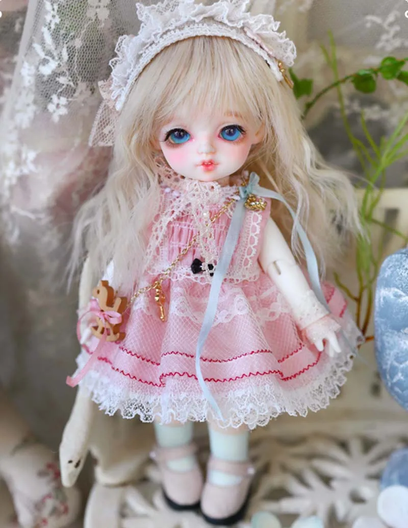 Новое поступление 1/8 шарнирная кукла BJD/SD милая бэмбис с глазами подарок для