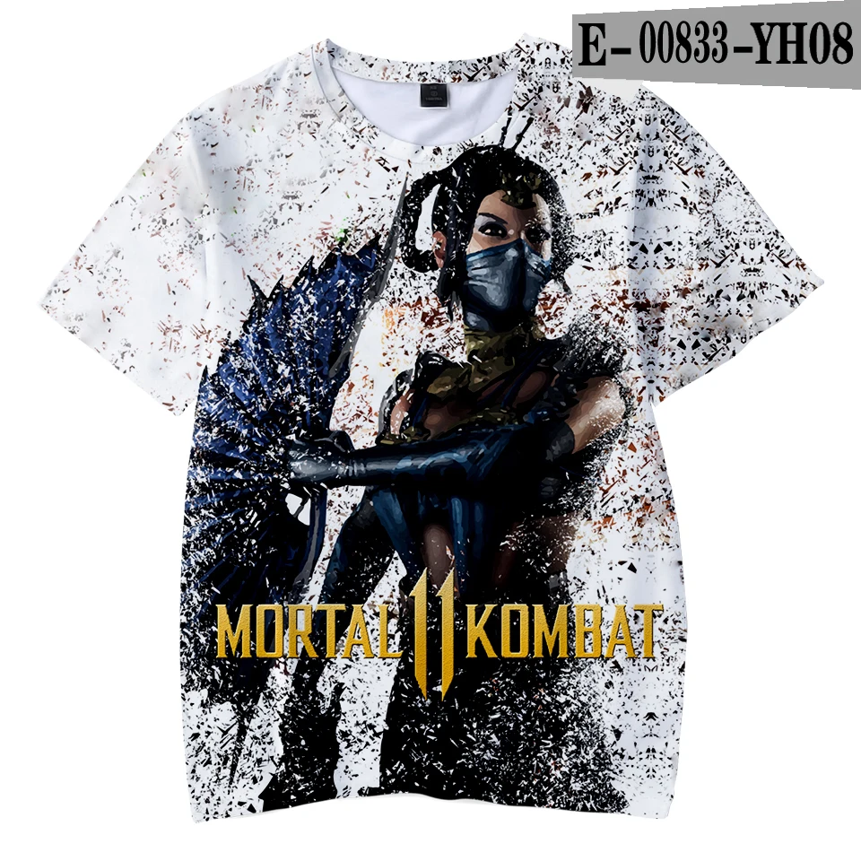 3D Children's t-shirt Mortal Kombat 11 t shirt 3d Games Print Tee Shirt wear Fashion Cool and comfortable tshirt for the kids - Цвет: 3D