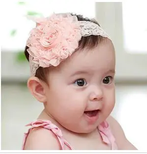 Lot 3 Pink New Fashion baby Girls Kid Flower Headband | Детская одежда и обувь