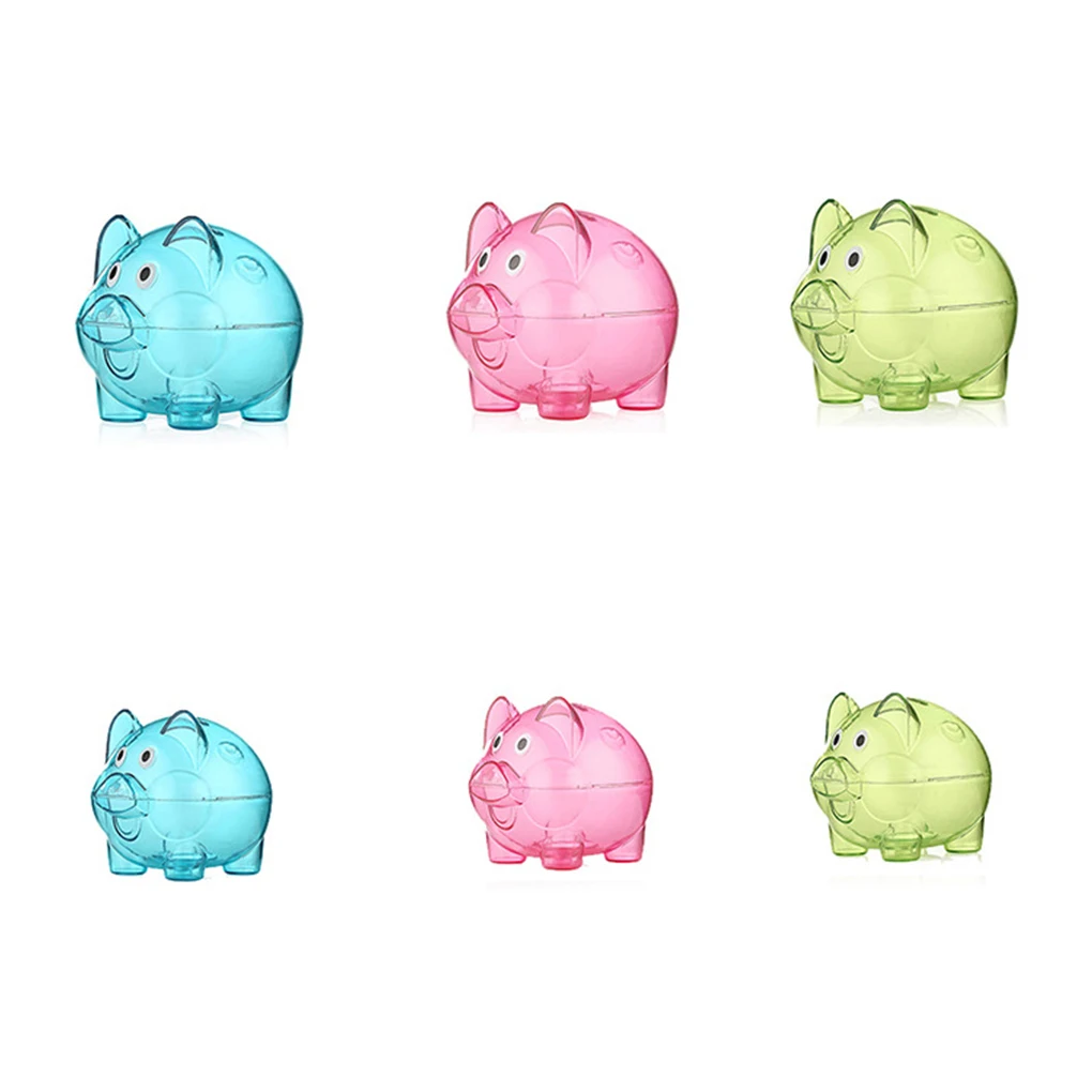 Особенная прозрачная пластиковая коробка для хранения денег чехол монет Копилка