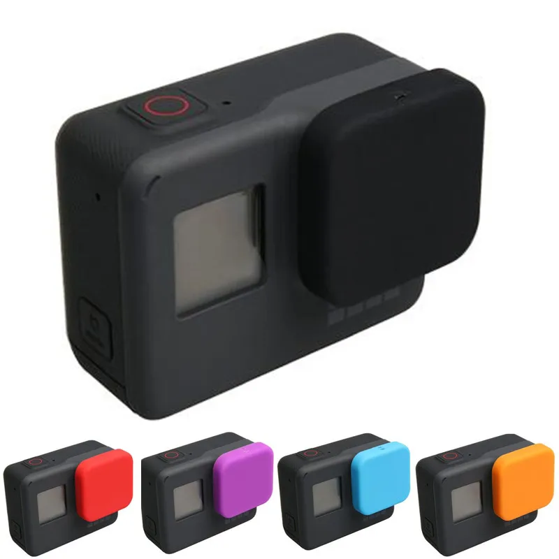 Action Camera Lens Silicone Cover for GoPro Hero 5 6 Protective Cap For Go Pro Accessories Black Edtion | Электроника