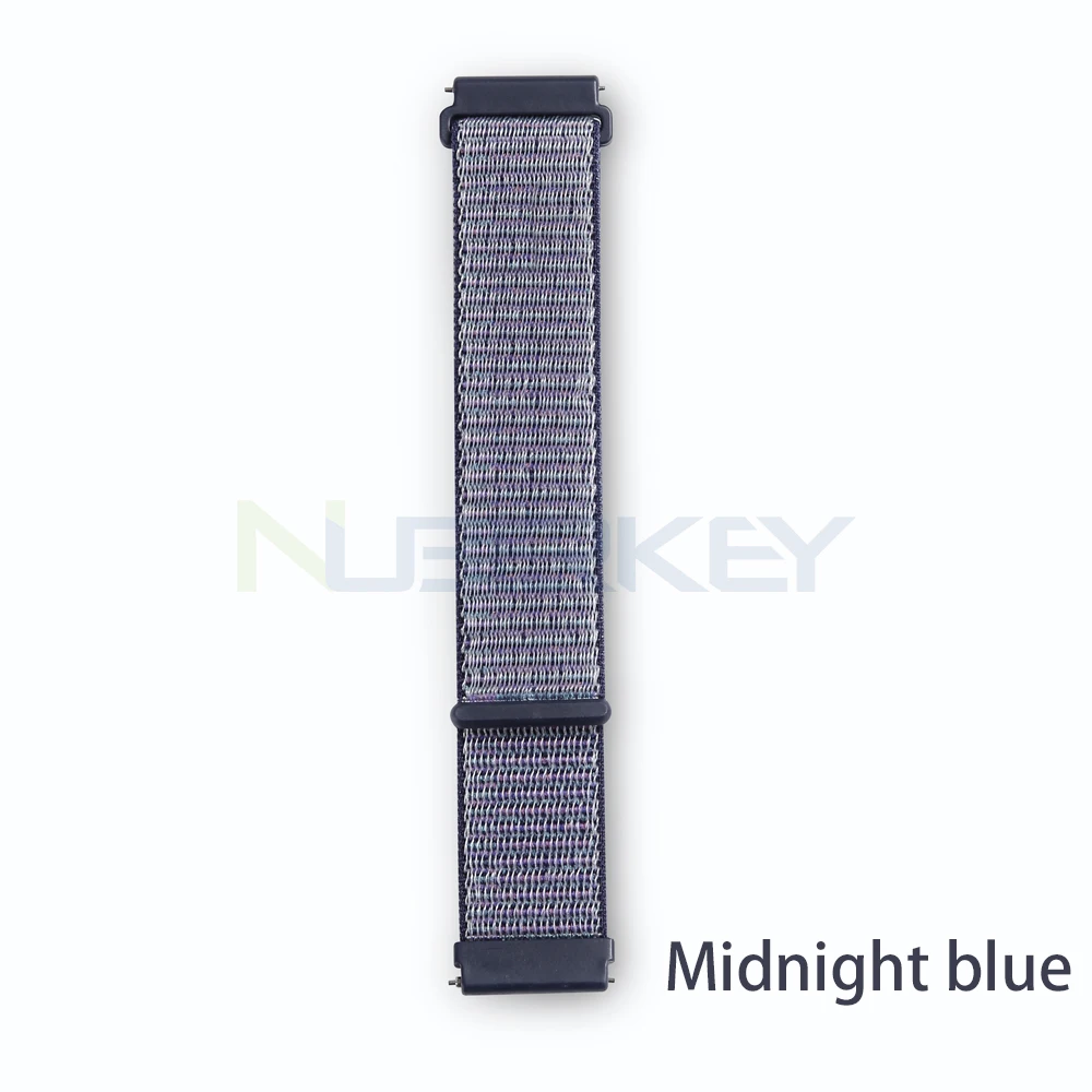 Midnight blue Спортивный сменный тканый нейлоновый ремешок для Fitbit Versa, дышащий регулируемый ремешок с застежкой, ремешок для часов Fitbit Versa, Смарт-часы - Цвет: Midnight blue