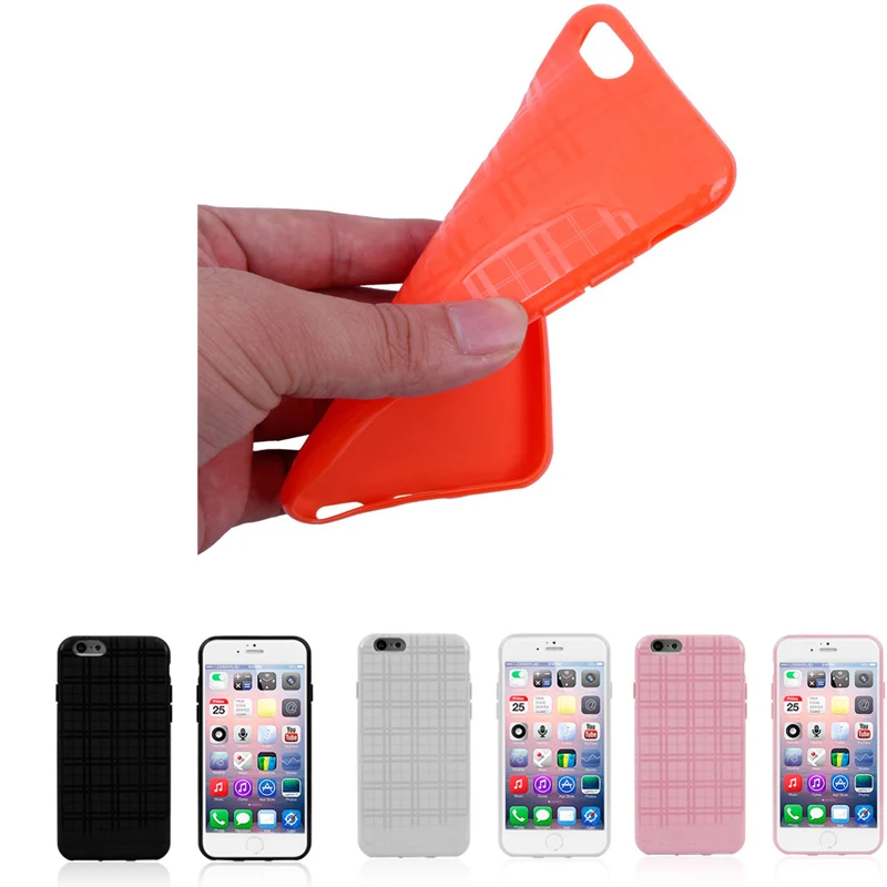 Xskemp Anti Explosion силиконовые Коке для Apple iPhone 6/6 s 4.7 &quotUltra Slim сетке Nature TPU мягкая резина
