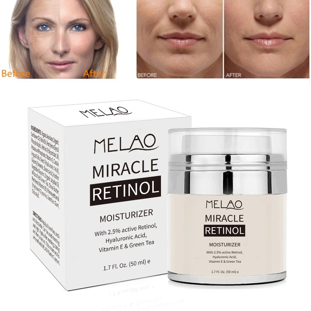 MELAO Retinol 2.5% увлажняющий крем против старения и уменьшает морщины тонкие линии