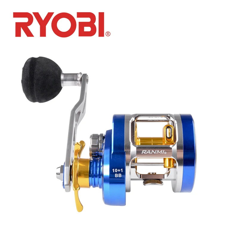 DSNY RYOBI медленная катушка для джига, катушка для литья приманки, катушка для лодки, все 11 подшипников, 12 кг, катушка для джига ranmi
