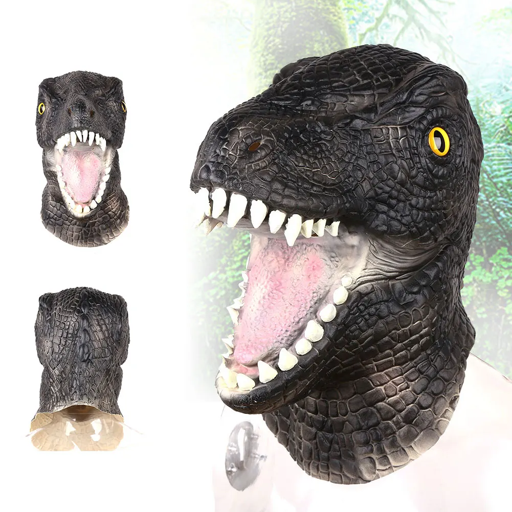 Головные уборы динозавр Хэллоуин экологическая маска вечерние латексные