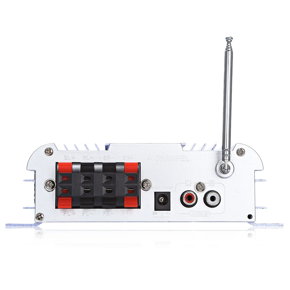 Kentiger HY-604 Портативный цифровой усилитель HiFi 4 канала стерео аудио удаленного