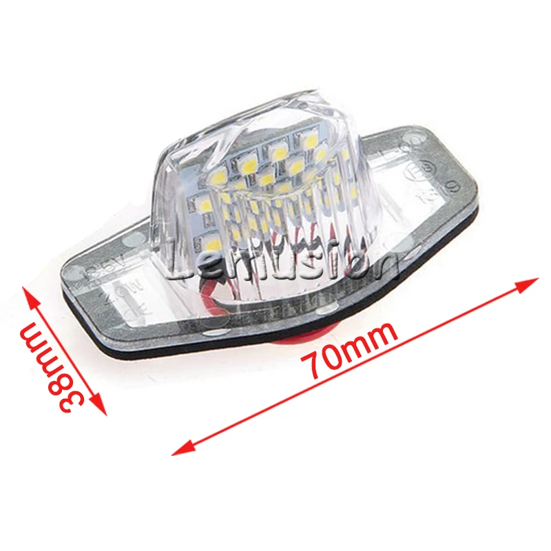 1 пара Автомобильный светодиодный номерной знак светильник 12V SMD СВЕТОДИОДНЫЙ