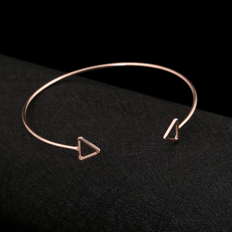 NS82 Новое поступление Модные украшения простой Треугольники металлические