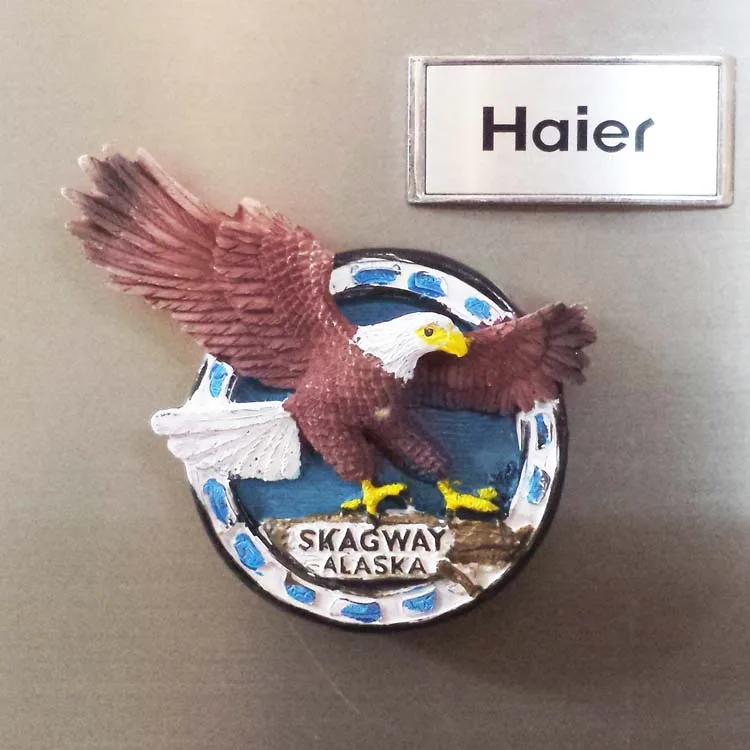 

Alaska Eagle magnetic stickers fridge Magnets