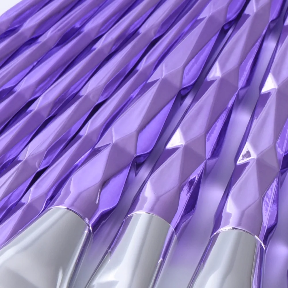 12 шт. Diamond Pro Форма Макияж Кисточки комплект Косметическая пудра Румяна Тени для