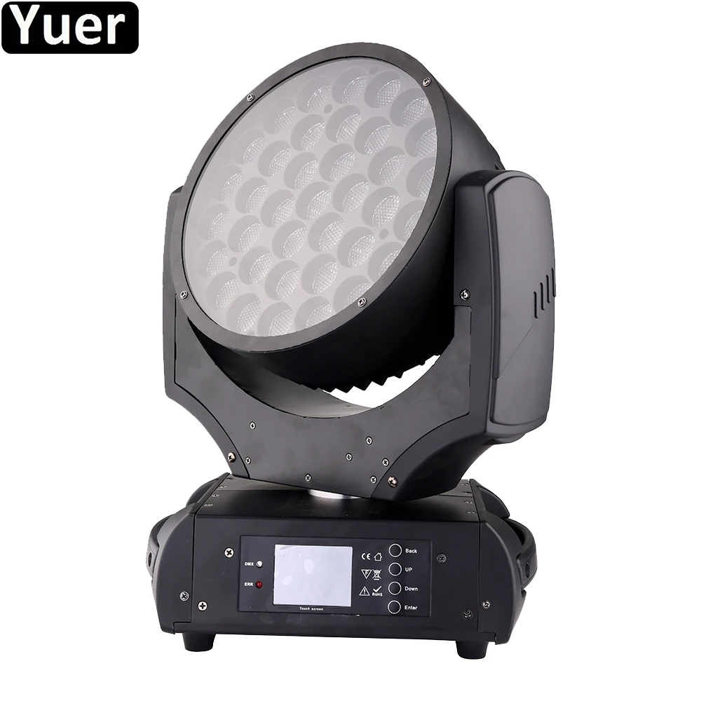 Новый 37x20 Вт RGBW 4в1 Светодиодный прожектор с движущейся головкой DMX512 DJ диско