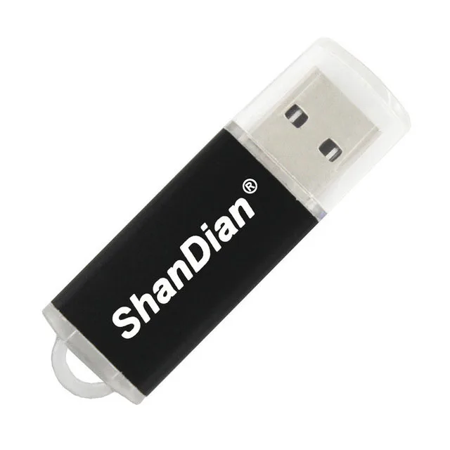 Black SHANDIAN креативный usb флеш-накопитель 64 ГБ 32 ГБ 16 ГБ 8 ГБ 4 ГБ внешний накопитель свадебная фотография модный подарок - Цвет: Black