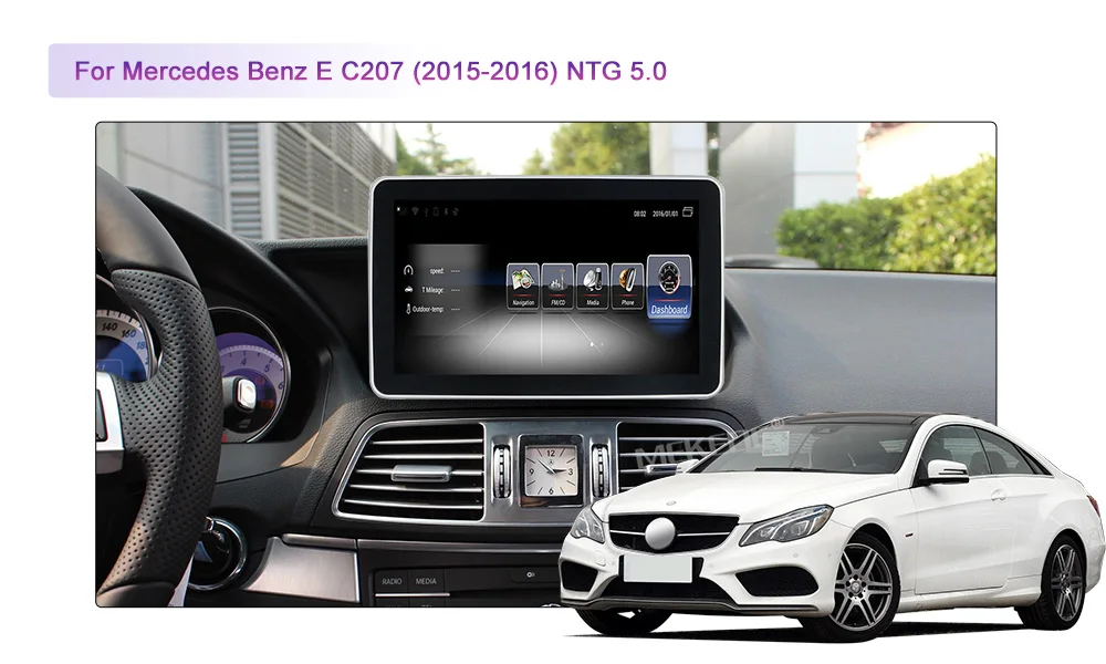 MEKEDE Android 7,1 4G LTE автомобильный мультимедийный плеер Автомобильный DVD для Benz E class Coupe W207 C207 A207 2009- gps Радио 3g ram 32G rom