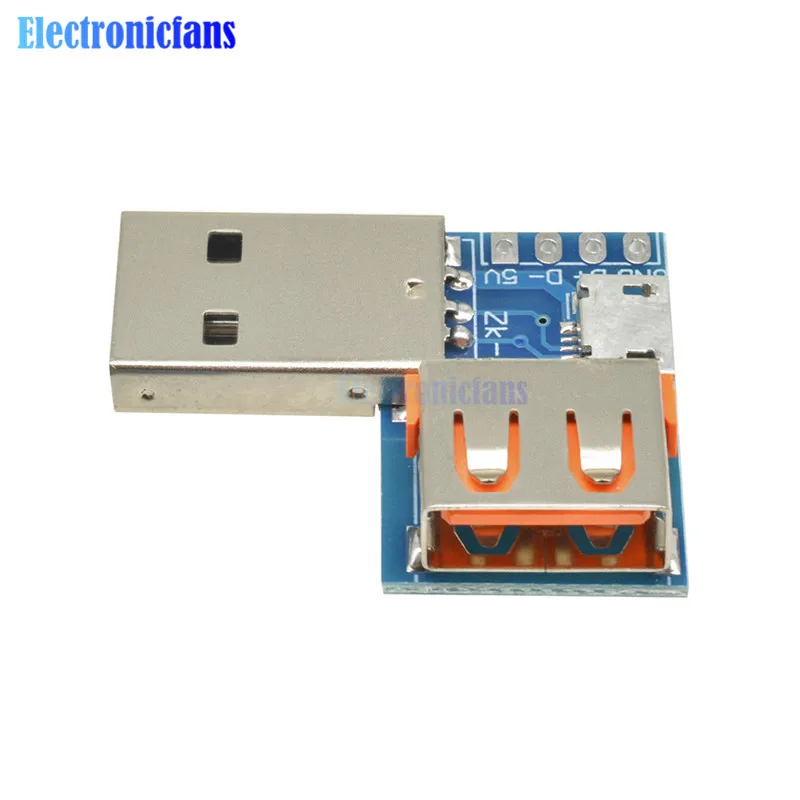 USB конвертер Стандартный мама к папа Micro 4P клеммный адаптер плата 2 54