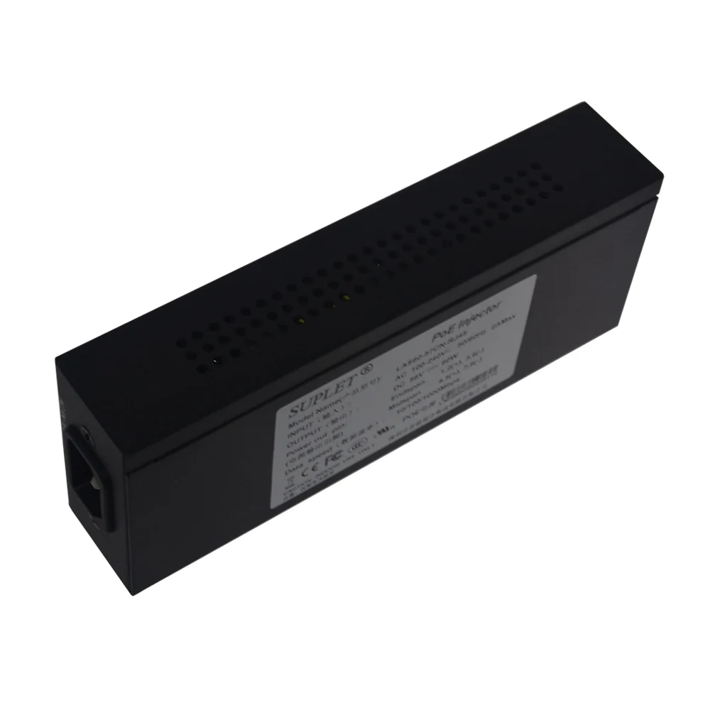 LAS60 57CN RJ45 инжектора POE для Hik ip купольной камеры Hi PoE инжектор AC 100 240 В DC 56 в 100/1000