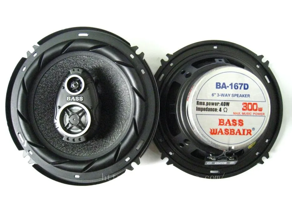 Черный джин бас 6 дюймов коаксиальные с проводами и винты BA-167D 1 цена | Автомобили