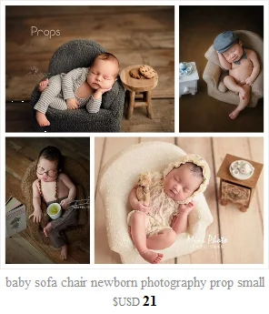 newborn photography prop Perm rods cap+electric hair drier+comb+mirror+lipstick+slipper set limited edition photography prop