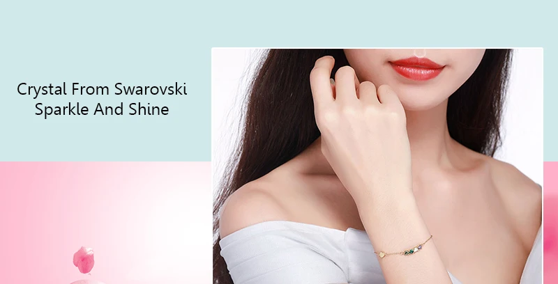 Элегантный геометрический Кристалл от Swarovski Женский браслет браслеты простого дизайна аксессуары ювелирные украшения юбилей вечерние подарки