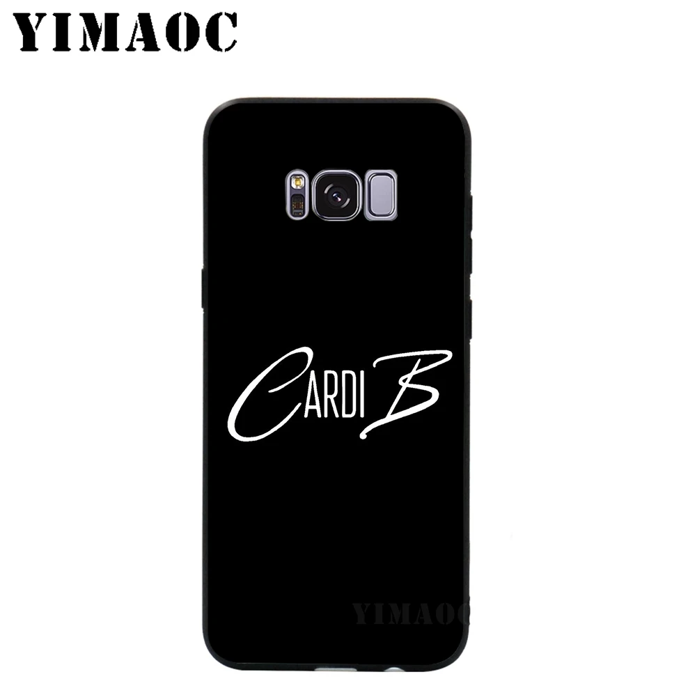 YIMAOC Dua Lipa Cardi B Sexy Soft Silicone Case for Samsung Galaxy A3 A5 A6 Plus 2017 2016 S6 S7 Edge S8 S9 &amp Note 8 9 |
