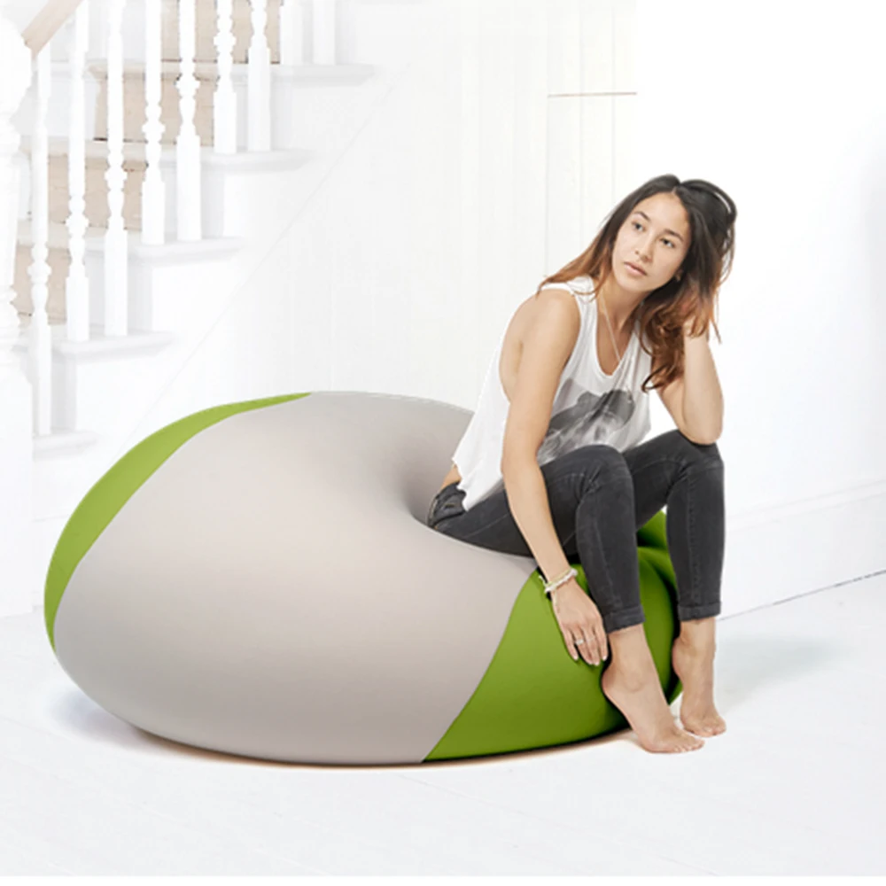 Levmoon зерен риса погремушка диван кресло для взрослых сиденье Zac Bean Bag кровать покрытия без заполнения Крытый Beanbags