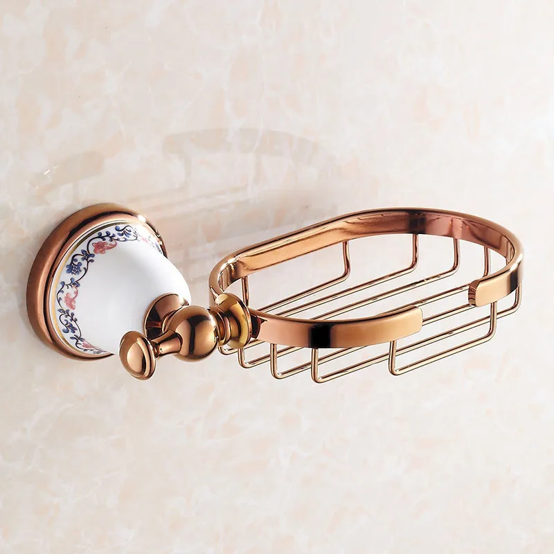 Мыльницы золотое покрытие бронзовая мыльница держатель для ванной Оборудование