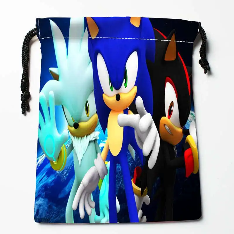 Коричневый Новое Поступление Super Sonic Drawstring Сумки для хранения пользовательских печатных получать сумка Тип Сумки для хранения Размеры 18x22 см - Цвет: Коричневый