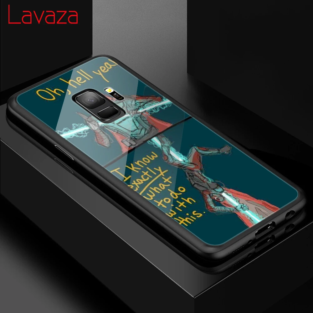 Lavaza Destiny 2 закаленное Стекло чехол для Samsung Galaxy S8 S9 S10 плюс S7 края Примечание 8 9 Мягкие TPU крышка