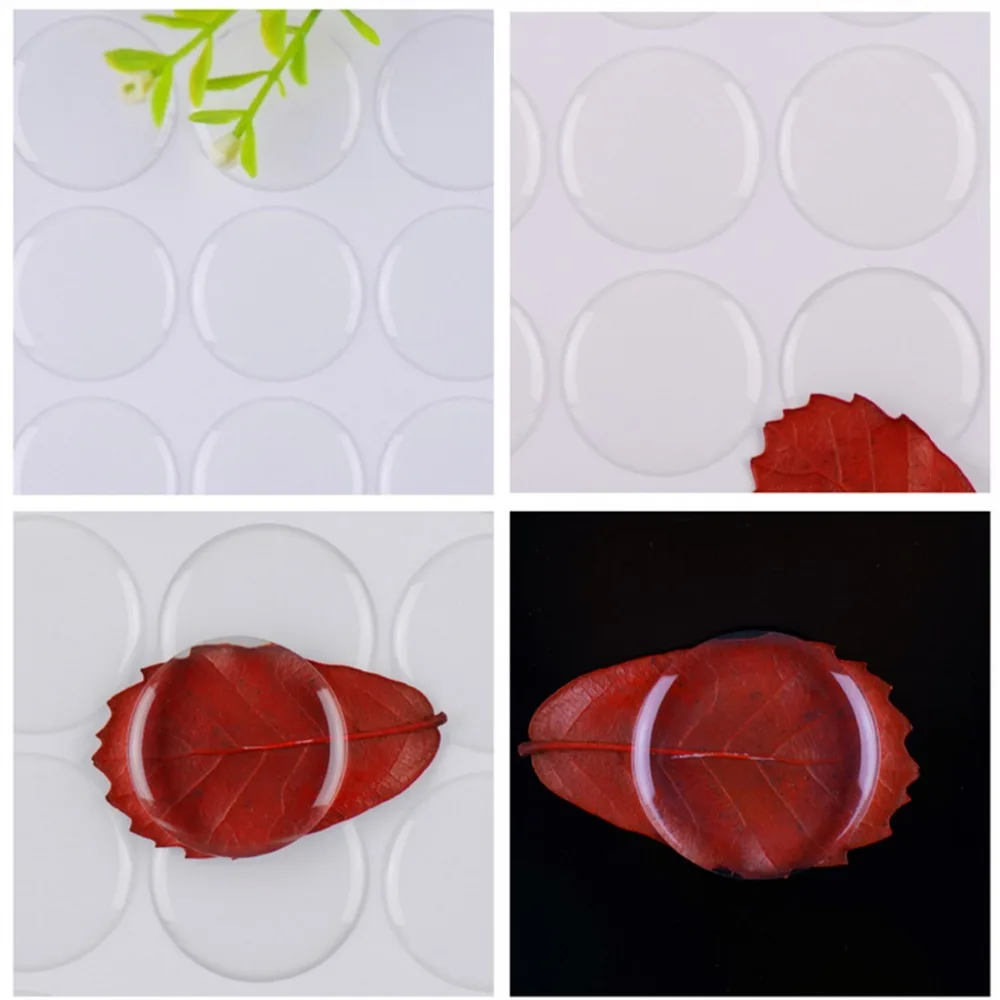 Аппликация 120 шт прозрачные круглые эпоксидные 3D купола смолы наклейки