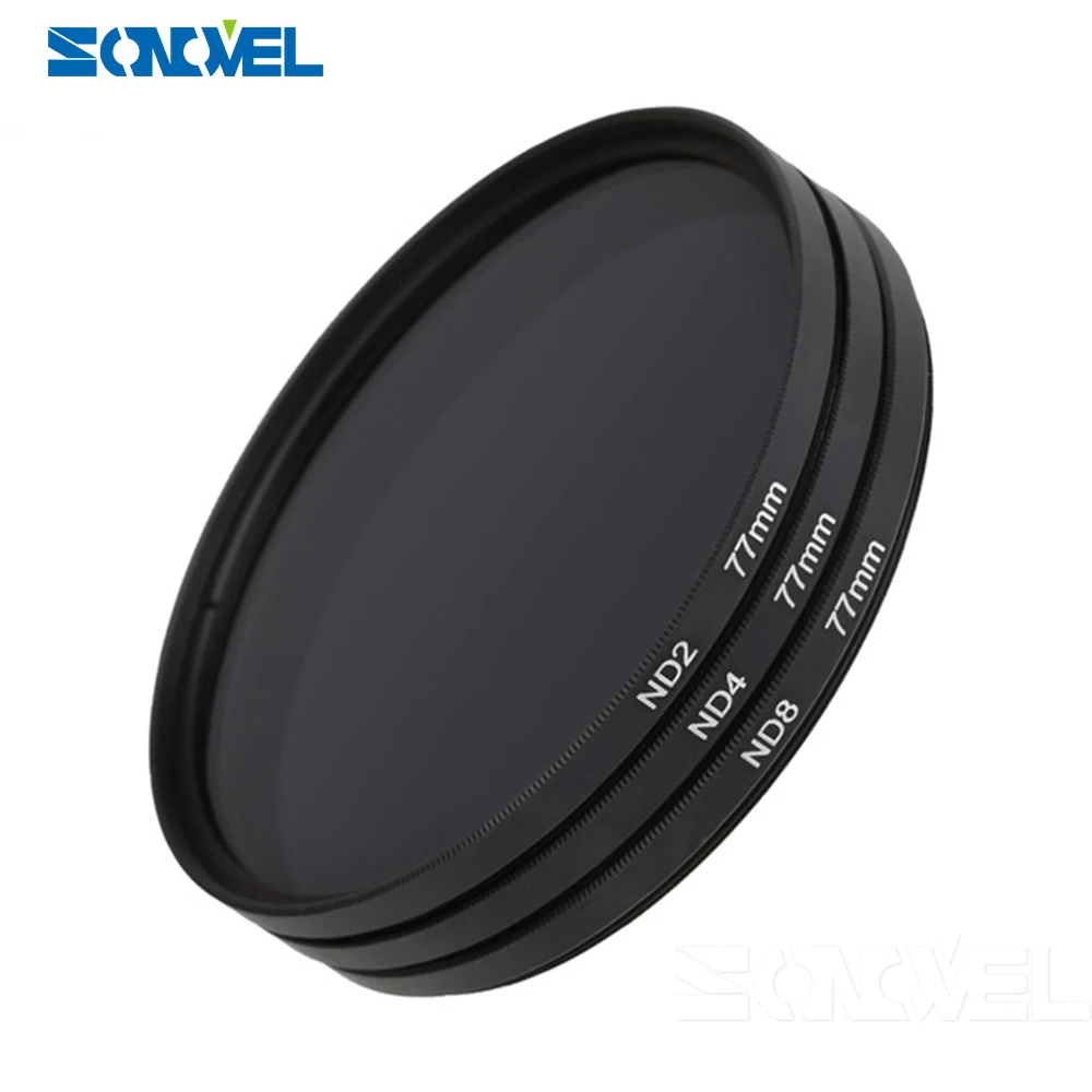 49 мм ND2 ND4 ND8 Набор фильтров нейтральной плотности для Canon Eos M M1 M2 M3 M5 M6 M10 M100 с