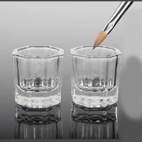 manicure crystal cup glass nail art 8 angles liquid glass cup bowl dappen dish nail equipment supply tools diy nail salon