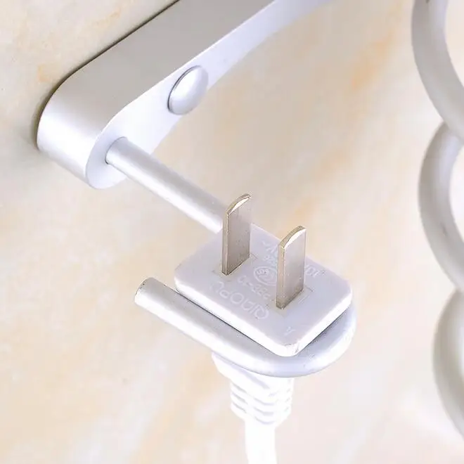 

New High Quality bathroom Innovative Wall-mounted Hair Dryer Rack Space Aluminum Bathroom Shelf Storage Hairdryer Holder ss1797