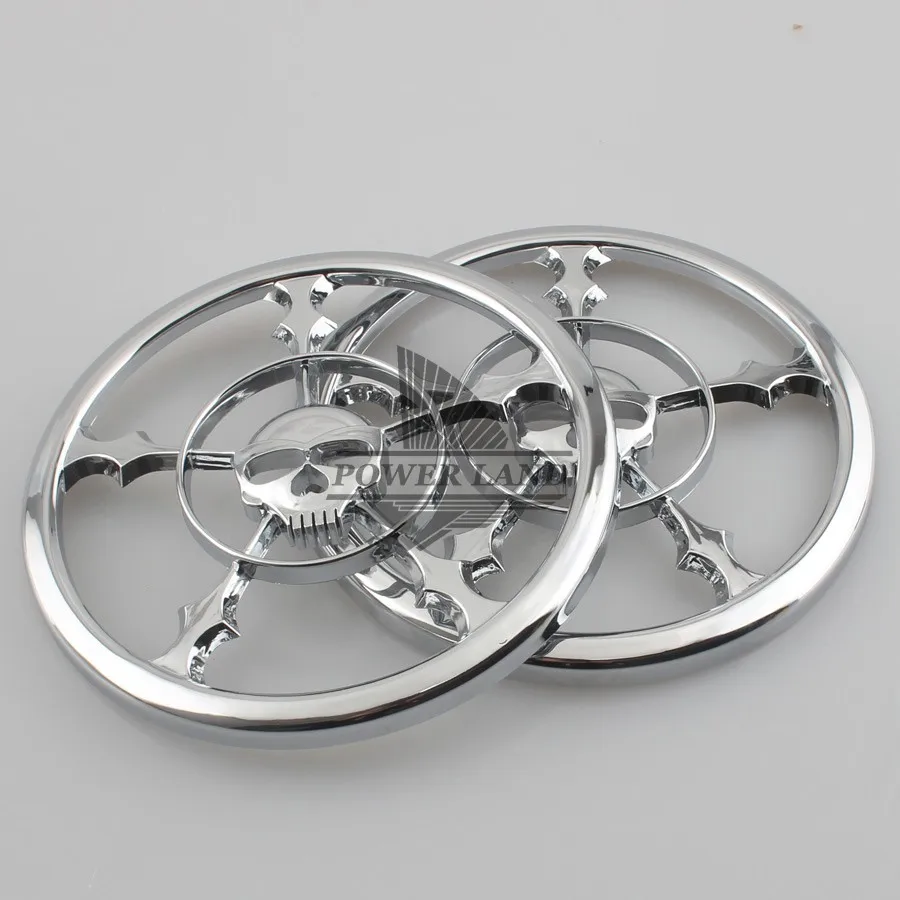 Чехол для Harley Touring FLH 1/2 2014 новый 2x хромированный 2017 дюйма|cover chrome|chrome trimchrome cover |
