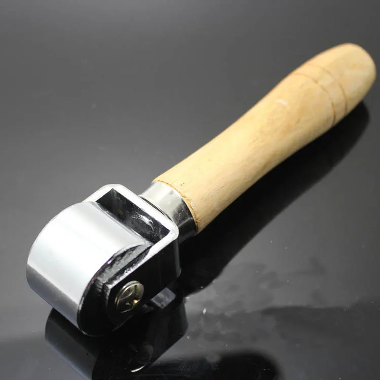 

Small 26mm Multifunctional Rolling wheel tool for leather craft making Leather Agglutinate Tool diy glue flating tool